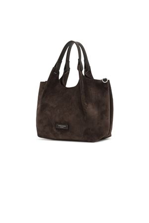 Dark brown Dua bag soft suede GIANNI CHIARINI | BS9779CMPL974